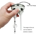 2 Pack Double Button Flush Toilet Button, 58mm Toilet Sink Button