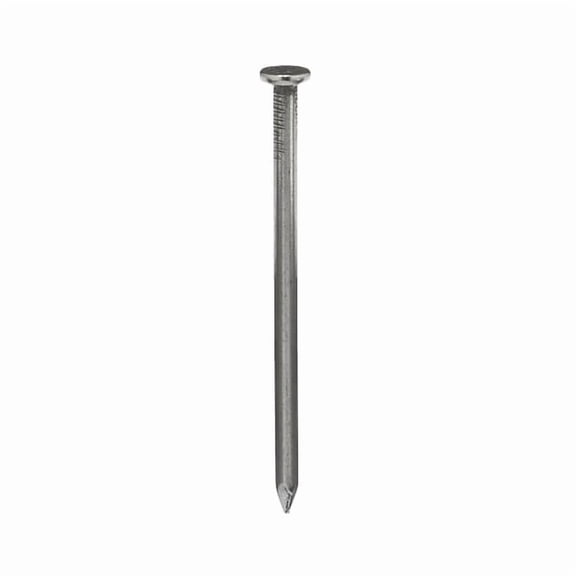 Common Nail, 2-1/2 in L, 8D, Steel, Bright Finish, 10.25 ga, 455 PK
