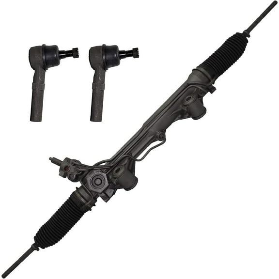 Detroit Axle - Rack & Pinion Kit for 1995-2001 Ford Explorer, 1998-2000 Ranger, Complete 1 Power Steering Rack & Pinion Assembly, 2 Outer Tie Rod Ends Replacement