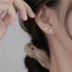 thumbnail image 4 of Mini pendientes de tuerca para mujer, corazón, estrella, mariposa, dinosaurio, hélice, cartílago, Tragus, lóbulo, oreja, Piercing, joyería, 4 of 4