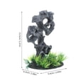 thumbnail image 2 of MERRYHAPY Adorno De Piedra De Resina Para Acuario Vista Montañosa Decorativa Y Duradera Para Zen, 2 of 8