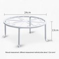 thumbnail image 3 of Plant Stand for Flower Pot Heavy Duty Potted Holder Indoor Outdoor, Metal Rustproof Iron Garden Container Round Supports Rack for Planter, 10 Inches, 3 of 5