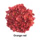 thumbnail image 5 of Advancent Cabezas de flores artificiales versátiles de seda del arte de la hortensia para el mantenimiento bajo elegante interior o al aire Kits de decoración para fiestas Naranja+Rojo, 5 of 6