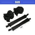 thumbnail image 4 of Vocoste 4 Pcs Heatless Hair Curler Satin Heatless Curling Rod Headband with Hair Cap Set for All Hair Types Black, 4 of 7