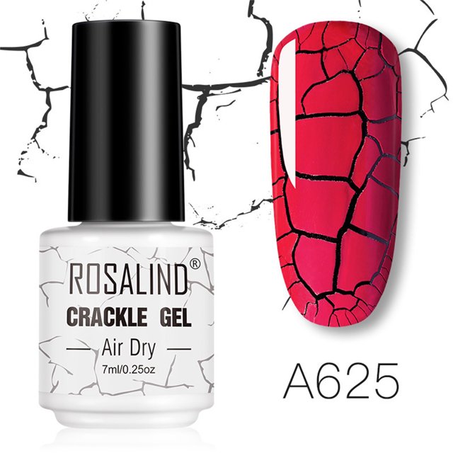 RKSTN Gel Vernis à Ongles Vernis à Ongles ROSALIND Colle Craquelée Colle Éclat Ensemble Vernis à Ongles Colle Craquelée 7 ml Vernis à Ongles Séchage Rapide