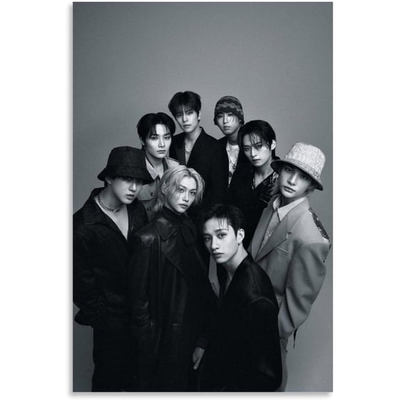 Stray Kid.s Art Poster and Wall Art Hanging Decor for Modern Family Corridor