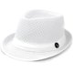 thumbnail image 2 of Light Weight Classic Soft Cool Mesh Crushable Fedora hat, 2 of 5