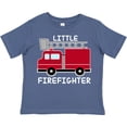 thumbnail image 3 of Inktastic Red Fire Little Firefighter White Text Boys or Girls Toddler T-Shirt, 3 of 5