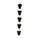 thumbnail image 1 of Cadena de lluvia de 1M para canalones, bajantes de repuesto, vasos de vertido, cadena de lluvia, recipiente para agua, cadena para drenaje de aleros Forma trapezoidal, 1 of 9