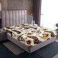 thumbnail image 3 of Erosebridal Gothic Skull Sheet Set Full, Western Boot Bedding Sets Full Size, Rustic Room Decor 4 Pieces, 3 of 6