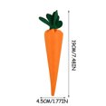 thumbnail image 2 of Dengmore Easter Day Gift 6Pcs Easter Artificial Fabric Carrots Vegetables Home Festival Decoration Carrot Party Decoration Carrot Toy Cloth Props Toy Decoration, 2 of 10