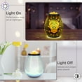 thumbnail image 3 of EQUSUPRO Wax Melt Warmer Wax Melter Wax Burner for Scented Wax Melts Electric Fragrance Warmer for Wax Cubes & Tarts, Vivid 3D Design 7 Colors LED Light Gift & Decor for Home Office (3D Skeleton), 3 of 6