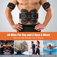 thumbnail image 4 of Cinturón de entrenamiento y tonificación abdominal BLASET con estimulador muscular, 4 of 7