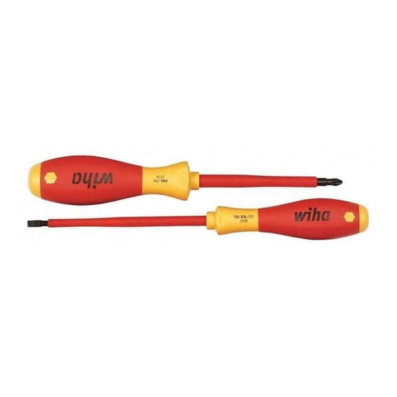Wiha Insulated Screwdriver Set, NmPcs2 32105