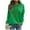Green, variant on SELONE St. Patricks Day Cute Oversized Sweatshirts for Women Long Sleeve Crewneck Tops Heart Pullover Raglan Outerwear