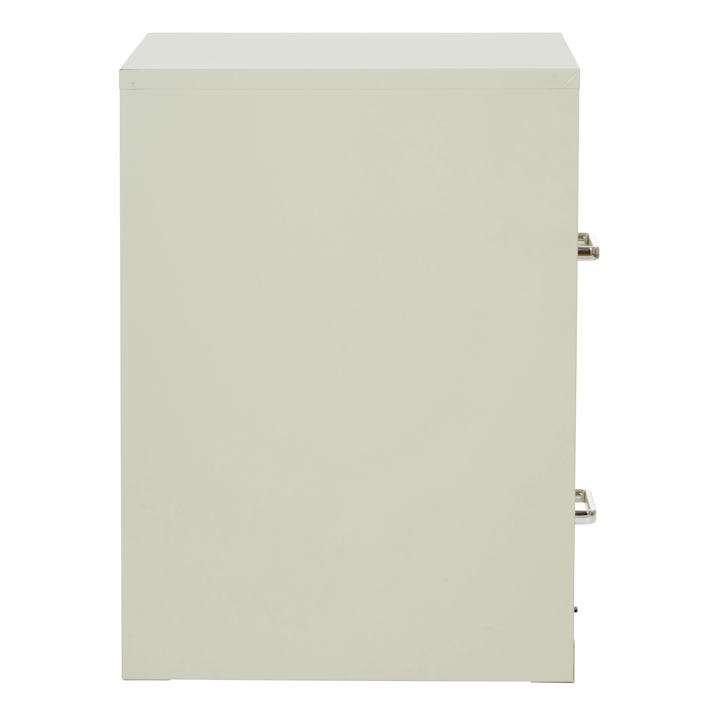 2 Drawer Locking Metal File Cabinet in Tan