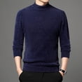 thumbnail image 4 of LOVZFMLL Men's Sweaters, Classic Solid Color Acrylic Turtleneck Ribbed Pullover, Fashion Casual Everyday Layering Shirt, Warm Winter Tops Slim, Fall Clothes, 4 of 4