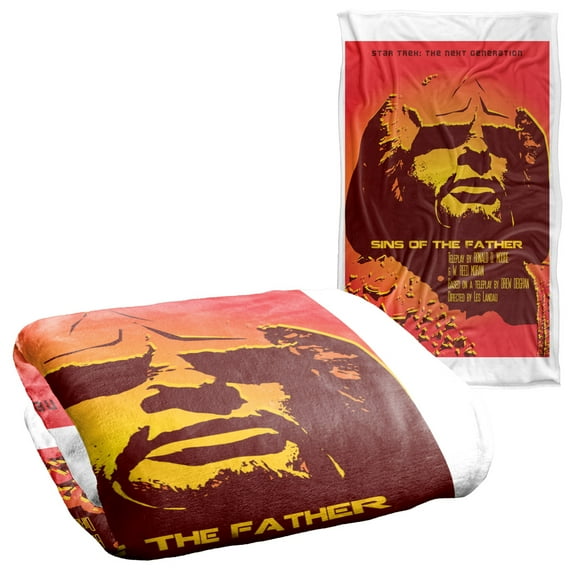Star Trek The Next Generation Season 3 Episode 17 Silky Touch Super Soft Throw Blanket 36" x 58"