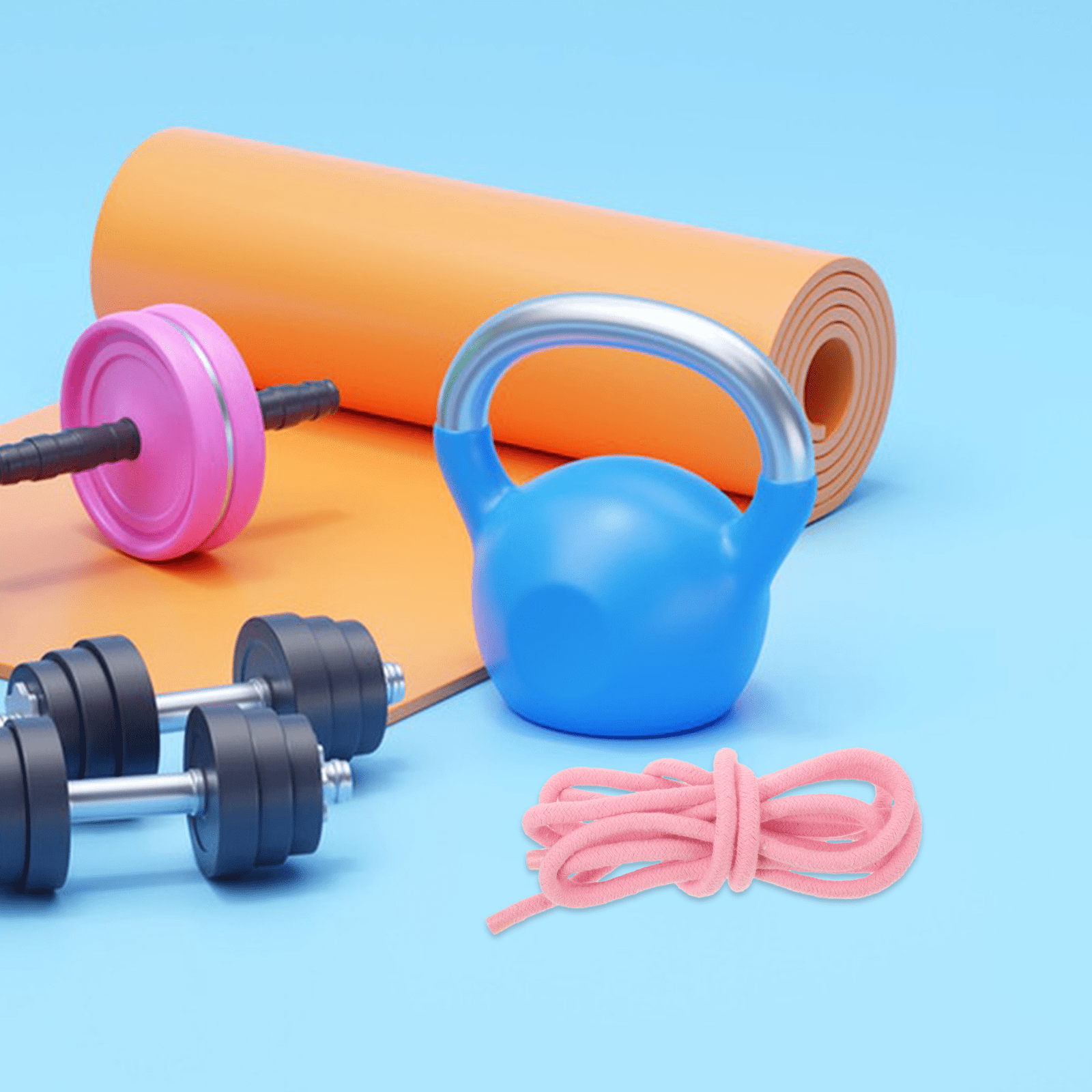 Colored Cotton Gymnastics Rope Rhythmic Training Jump Rope Portable Fitness Exercise Rope for Kids Adults Sports Training