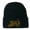 Navy, variant on Merry Christmas with Candy Cane Embroidered Long Beanie - Green OSFM