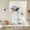 Blue Beige, variant on Spring Summer Wildflowers Tie Up Curtains for Windows, Balloon Window Shades, Farmhouse Retro Floral Botanical Kitchen Window Treatments Roll Up Curtain for Basement/Nursery 52"x45"