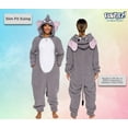 thumbnail image 3 of FUNZIEZ! Adult Sherpa Elephant Costume - Plush Animal Onesie - One Piece Pajama (Small), 3 of 6