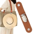 thumbnail image 6 of Multifunctional Hat Clip for Travel, Hat Holder Duck Clips Leather Accessory Supplies for Kids Suitcase Outdoor Hiking Handbag Brown, 6 of 8