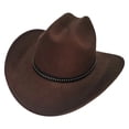 thumbnail image 3 of Wide Brim Western Cowboy Hat With Classic Curved Design For Casual Home Use Craftsmanship And, 3 of 4