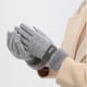 thumbnail image 4 of Guantes de invierno cálidos para mujer con pantalla táctil y forro polar, guantes de invierno tejidos para clima frío, 4 of 5