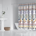thumbnail image 2 of Waterproof Bohemian Shower Curtain 72x72 Inch Boho Style Polyester Unique Shower Curtain for Bathroom Hotel Home Decor with 12 Plastic Hooks, 2 of 5