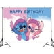 thumbnail image 3 of Fondo de ángel de Lilo y Stitch de Disney, decoraciones personalizables para fiestas de feliz cumpleaños, suministros para fiestas de baby shower, 3 of 5