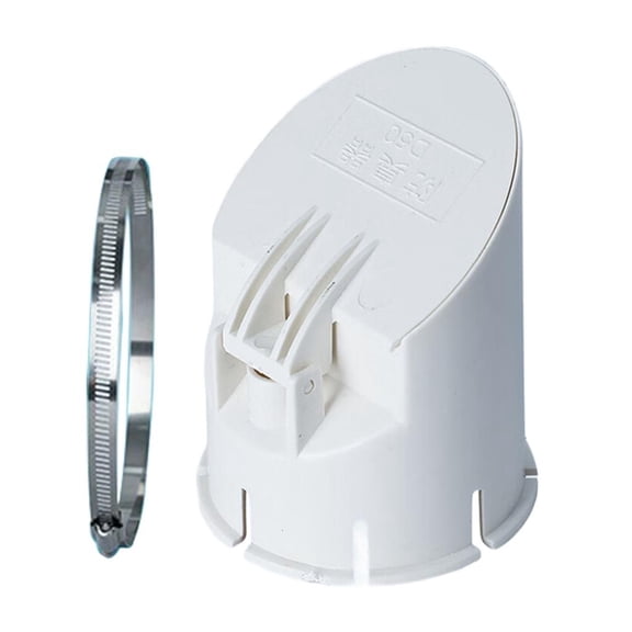 MOMOJIA PVC Drainage Pipe Floor Drains with Clamps For Bathroom Kitchen Outdoor Use