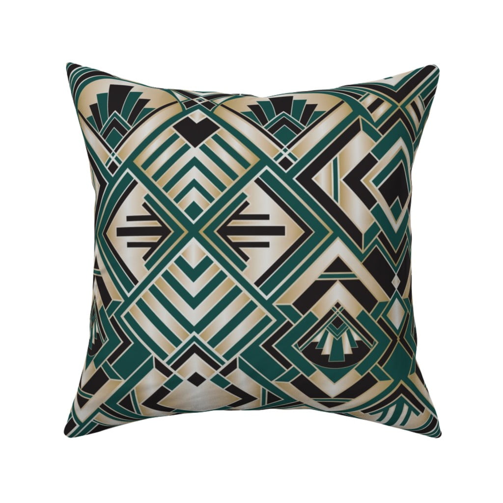 art deco pillow covers