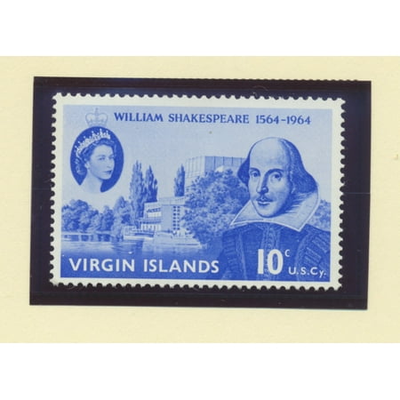 British Virgin Islands Scott #143 - Shakespeare, British Commonwealth Common Design Issue From 1964 - Collectible Postage