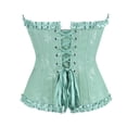 thumbnail image 3 of Grebrafan Bustier Corset Renaissance pour Femmes Vert Pâle TG, 3 of 5