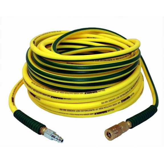 Rolair 14100NOODLE 1/4" x 100' Noodle Air Hose with Coupler and Plug