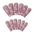 thumbnail image 5 of Long Ballet Cloud On Nails for Women 24 Piece Full Cover Nail Tips with Glue Kit, 5 of 6