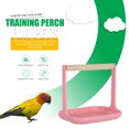 thumbnail image 4 of KAKOWELY bird training stand perch Desktop Parrot Perch Platform For Bird Training Parakeets Play Stand Cockatiels Perch Stable Bird Stand For Office Or Home Use, 4 of 5