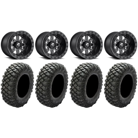 Fuel Maverick Beadlock 15" (5 2) Wheels 33" Crawler XR Tires Polaris RZR XP 1000 / PRO XP / Ranger XP 900/1000