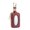 Brick red, variant on Small Remote Case with Finish and Clip Carry for Daily Use Key Case with Card Slot, Full Closure, and Bag Carry Clip
