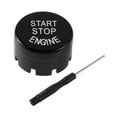 thumbnail image 1 of Maoww Car Start Button Cap Engine Ignition Switch Cover Trim Auto Parts, Replacement for F Series, Black, 1 of 7