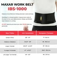 thumbnail image 4 of MAXAR Work Belt, Industrial Lumbosacral Support Back Brace (Economy Without Suspenders), 4 of 7