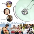 thumbnail image 6 of Hummingbird Urn Necklace for Ashes Stainless Steel with Crystal Cremation Jewelry Keepsake Memorial Jewelry for Women, 6 of 7
