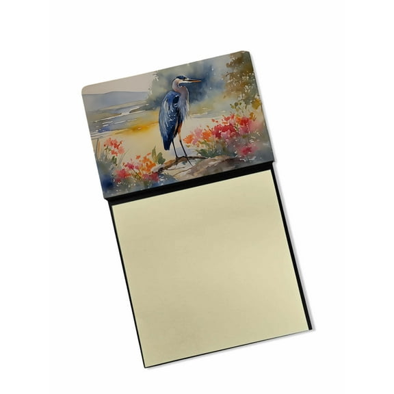 Blue Heron Sticky Note Holder 3.25 in x 5.25 in