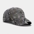 thumbnail image 2 of Vintage Washed Distressed Cotton Dad Hat Baseball Cap Adjustable Polo Trucker Unisex Camouflage Style Headwear Adjustable, 2 of 2