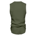thumbnail image 4 of BXINGOHAI Men's Bodybuilding Tank Tops Workout Gym Shirt Muscle Fitness Athletic Stretch Cotton Top Sale Army Green,XXXL, 4 of 7
