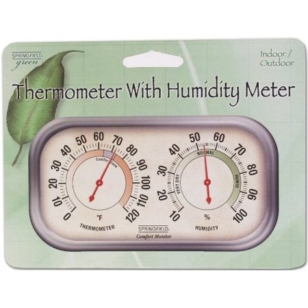 UPC 885631184042 product image for Springfield Color Track Humidity Meter and Thermometer | upcitemdb.com