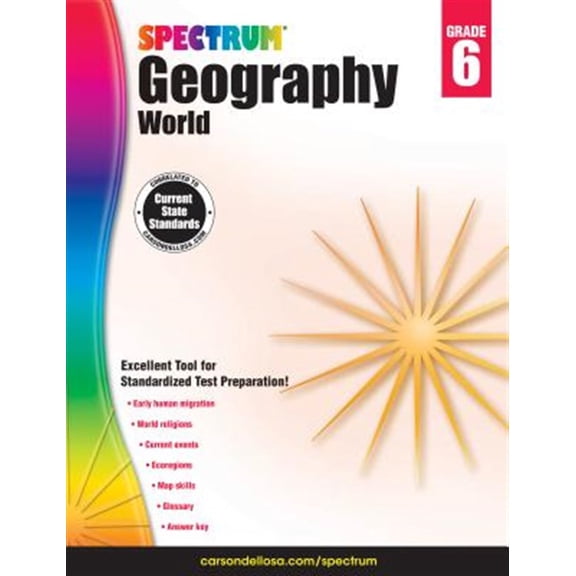 Pre-Owned Spectrum Geography, Grade 6: World Paperback