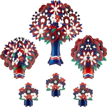 Cheerland Patriotic Centerpiece for Independence Day, Memorial Day, Birthdays