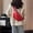 Red, variant on Kdkad Crossbody Bags for Women, Canvas Sling Multi-Layer Backpack, Crossbody Bag, Travel Hiking Backpack Chest Bag with Front Pocket Lightweight Casual Shoulder Packaging Items